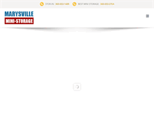 Tablet Screenshot of marysvilleministorage.com